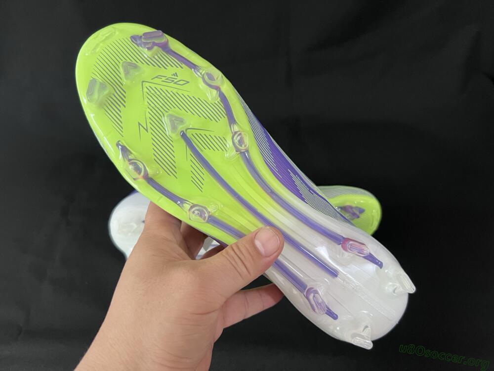 Adidas F50+ Elite FG Football Boots - Blue/Yellow/Silver