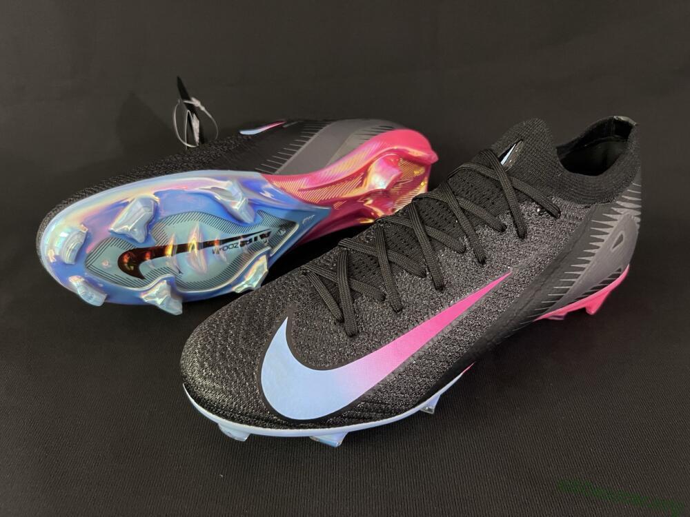 Nike Air Zoom Mercurial Vapor 16 Elite FG Football Boots - Black/Jade/Pink