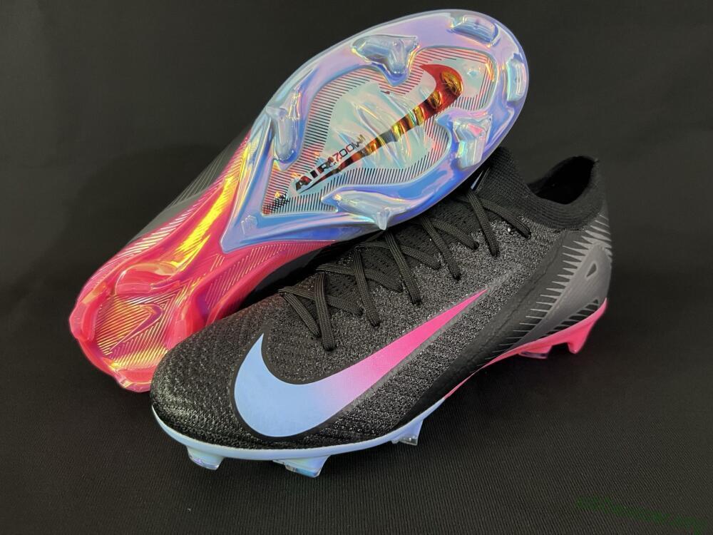 Nike Air Zoom Mercurial Vapor 16 Elite FG Football Boots - Black/Jade/Pink