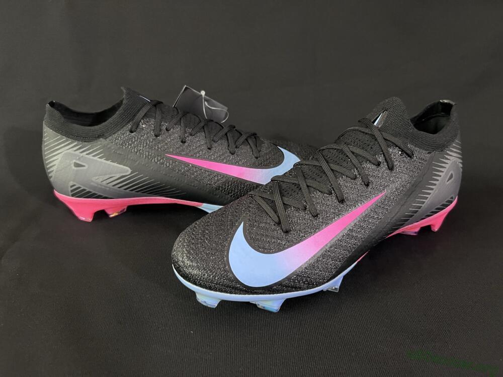 Nike Air Zoom Mercurial Vapor 16 Elite FG Football Boots - Black/Jade/Pink