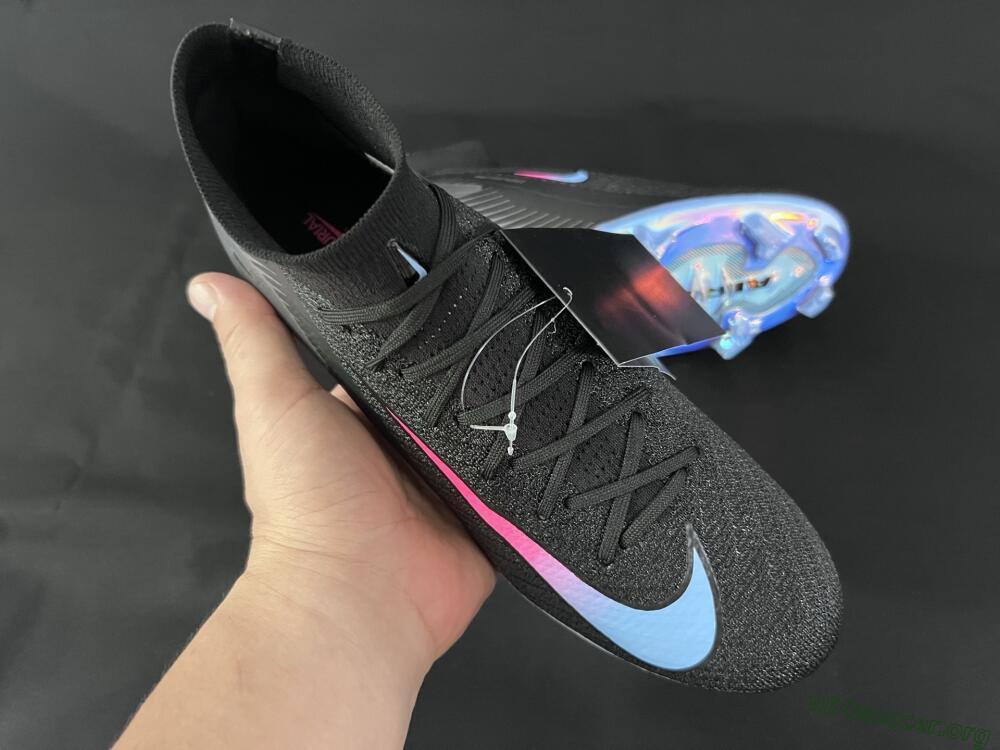 Nike Air Zoom Mercurial Superfly 10 Elite FG Football Boots - Black/Blue/Pink