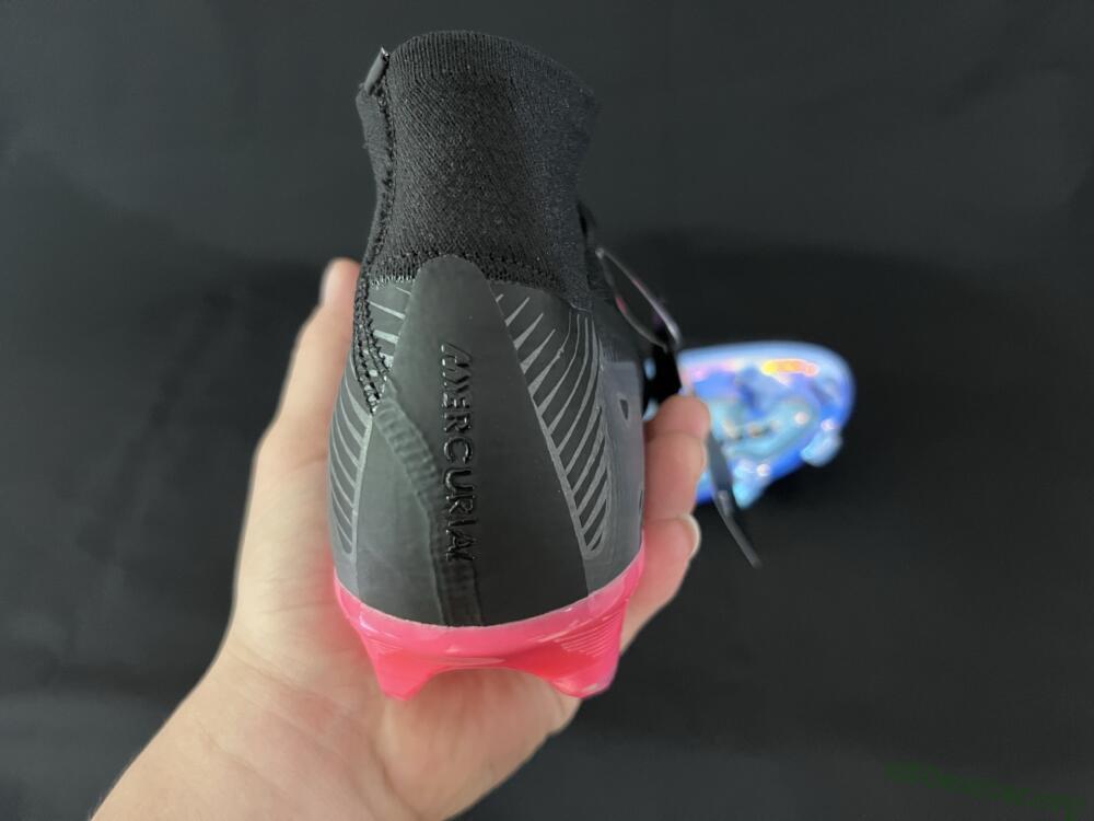 Nike Air Zoom Mercurial Superfly 10 Elite FG Football Boots - Black/Blue/Pink