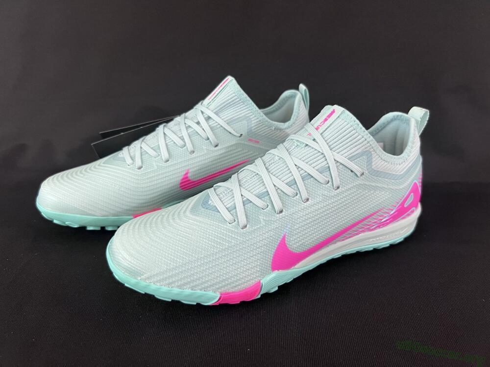 Nike Air Zoom Mercurial Vapor 16 Elite TF Football Shoes - Jade/Pink