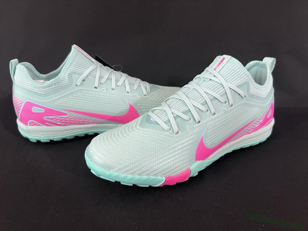 Nike Air Zoom Mercurial Vapor 16 Elite TF Football Shoes - Jade/Pink