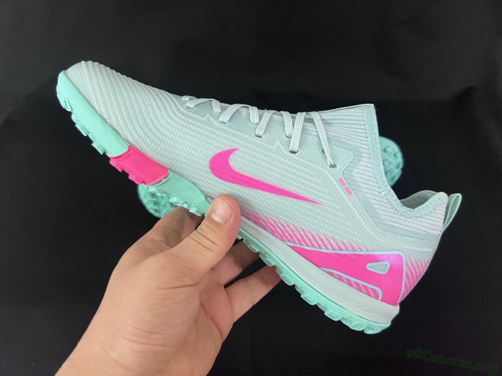 Nike Air Zoom Mercurial Vapor 16 Elite TF Football Shoes - Jade/Pink