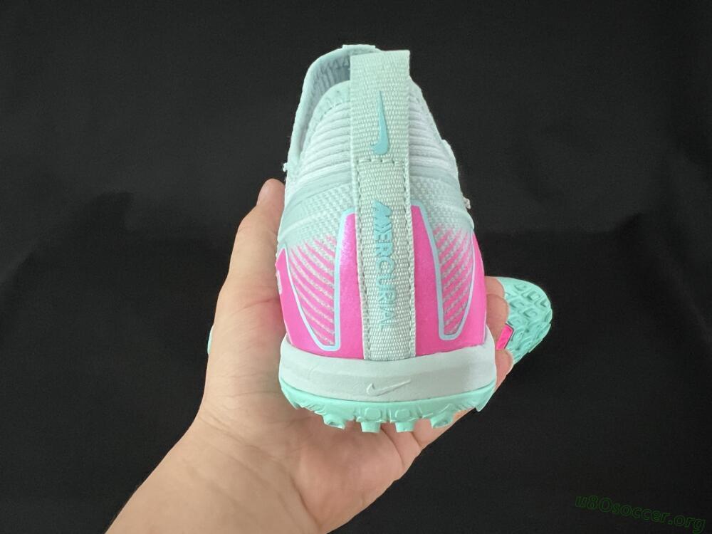 Nike Air Zoom Mercurial Vapor 16 Elite TF Football Shoes - Jade/Pink