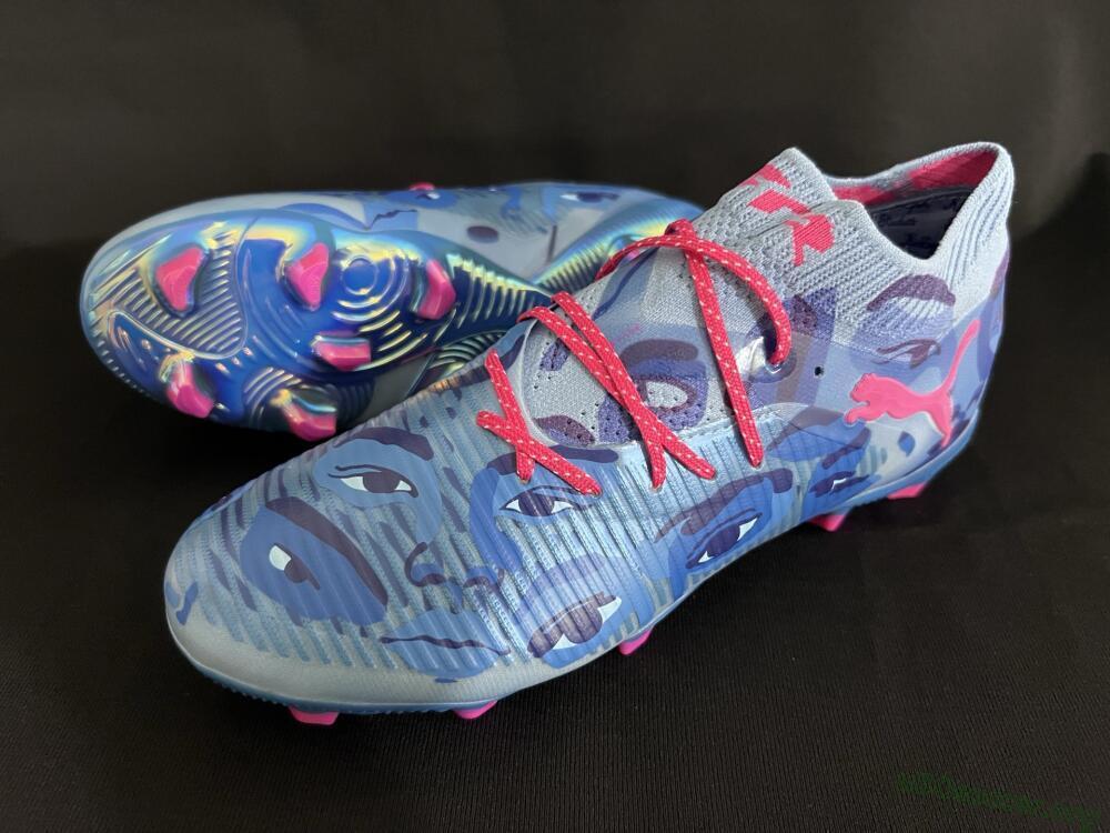 Puma Future 8 Ultimate FG Football Boots - Blue/Pink/Gold