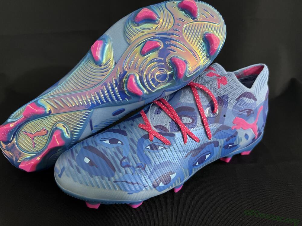 Puma Future 8 Ultimate FG Football Boots - Blue/Pink/Gold