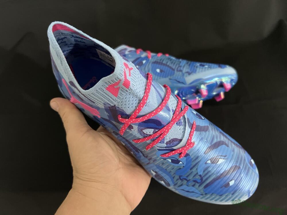 Puma Future 8 Ultimate FG Football Boots - Blue/Pink/Gold