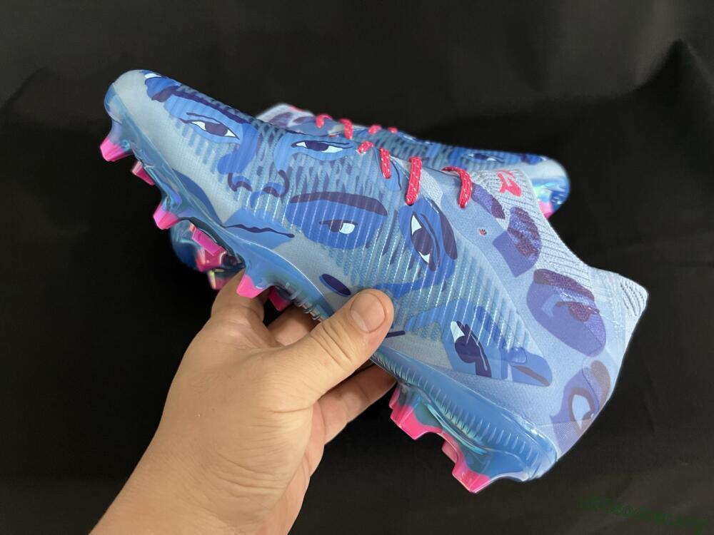 Puma Future 8 Ultimate FG Football Boots - Blue/Pink/Gold