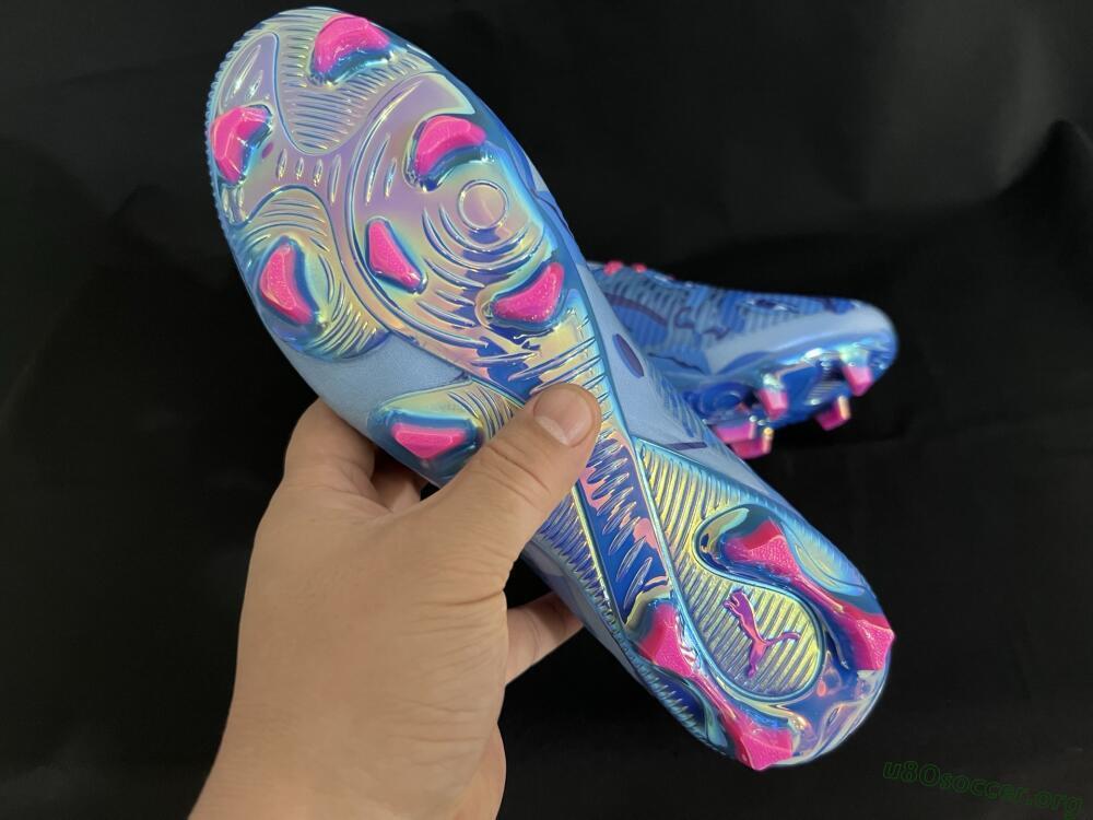 Puma Future 8 Ultimate FG Football Boots - Blue/Pink/Gold