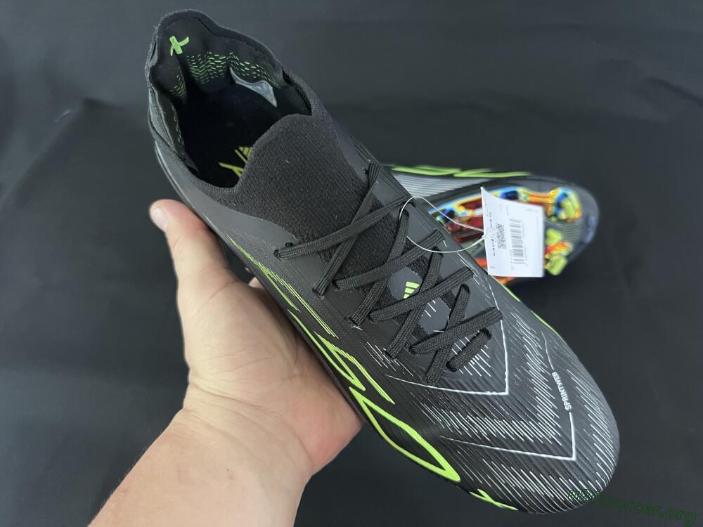 Adidas F50+ Lightstrike Pro FG Football Boots - Black/Silver/Yellow