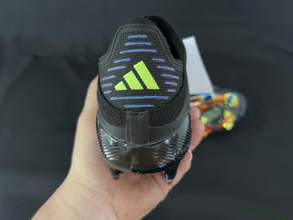 Adidas F50+ Lightstrike Pro FG Football Boots - Black/Silver/Yellow