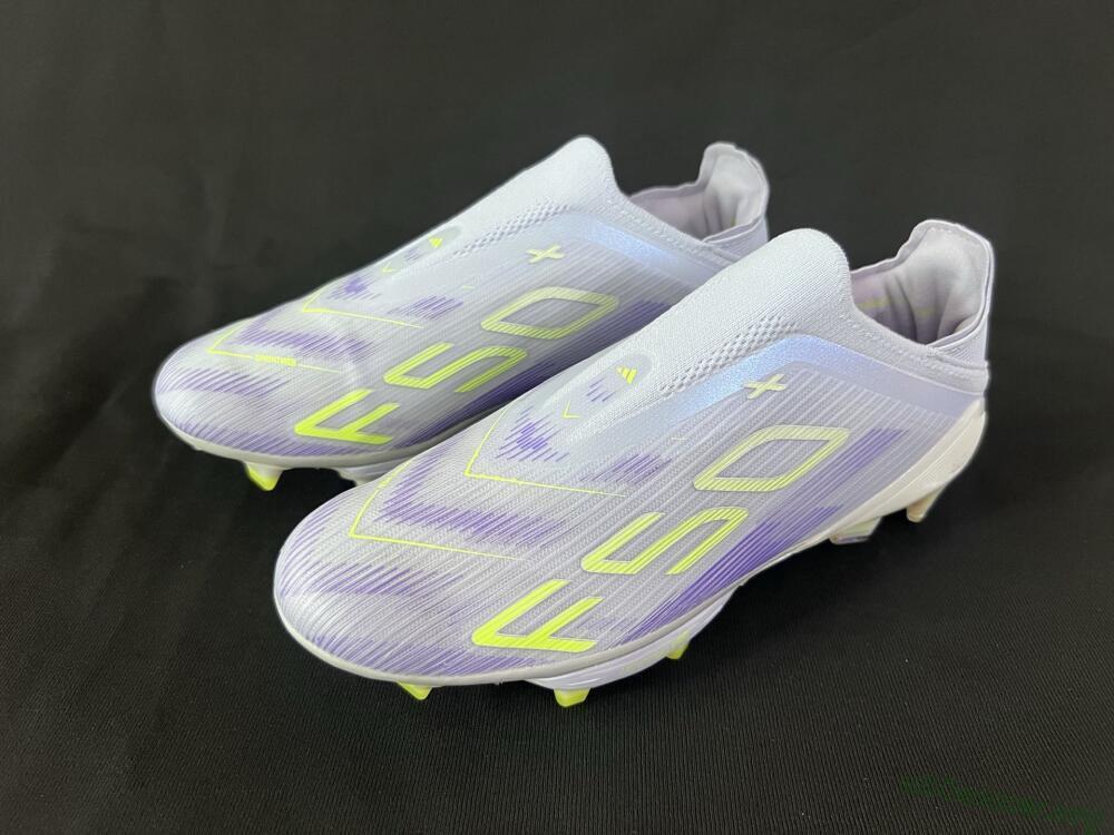 Adidas F50+ Lightstrike Pro Laceless FG Football Boots - Blue/Yellow/White