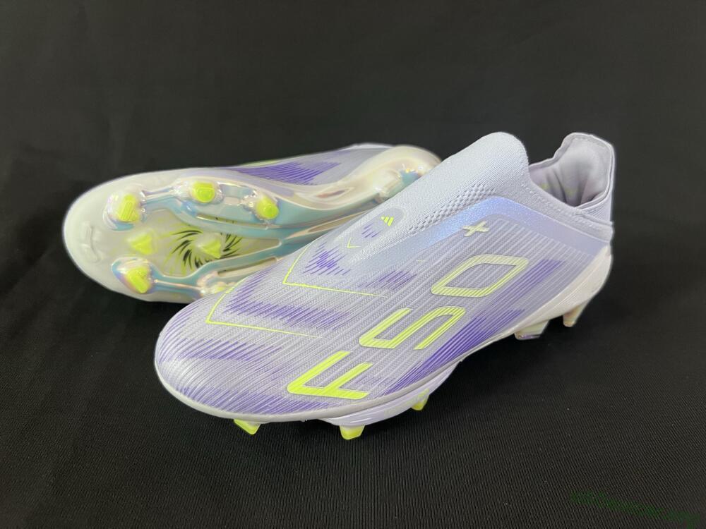 Adidas F50+ Lightstrike Pro Laceless FG Football Boots - Blue/Yellow/White