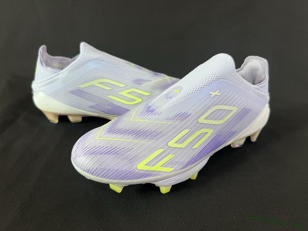 Adidas F50+ Lightstrike Pro Laceless FG Football Boots - Blue/Yellow/White