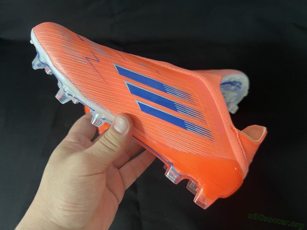Adidas F50+ Elite Laceless FG Football Boots - Red/Blue/Silver