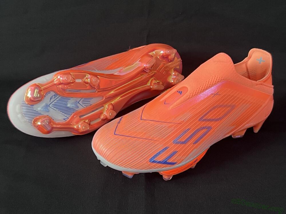 Adidas F50+ Lightstrike Pro Laceless FG Football Boots - Red/Blue/Silver