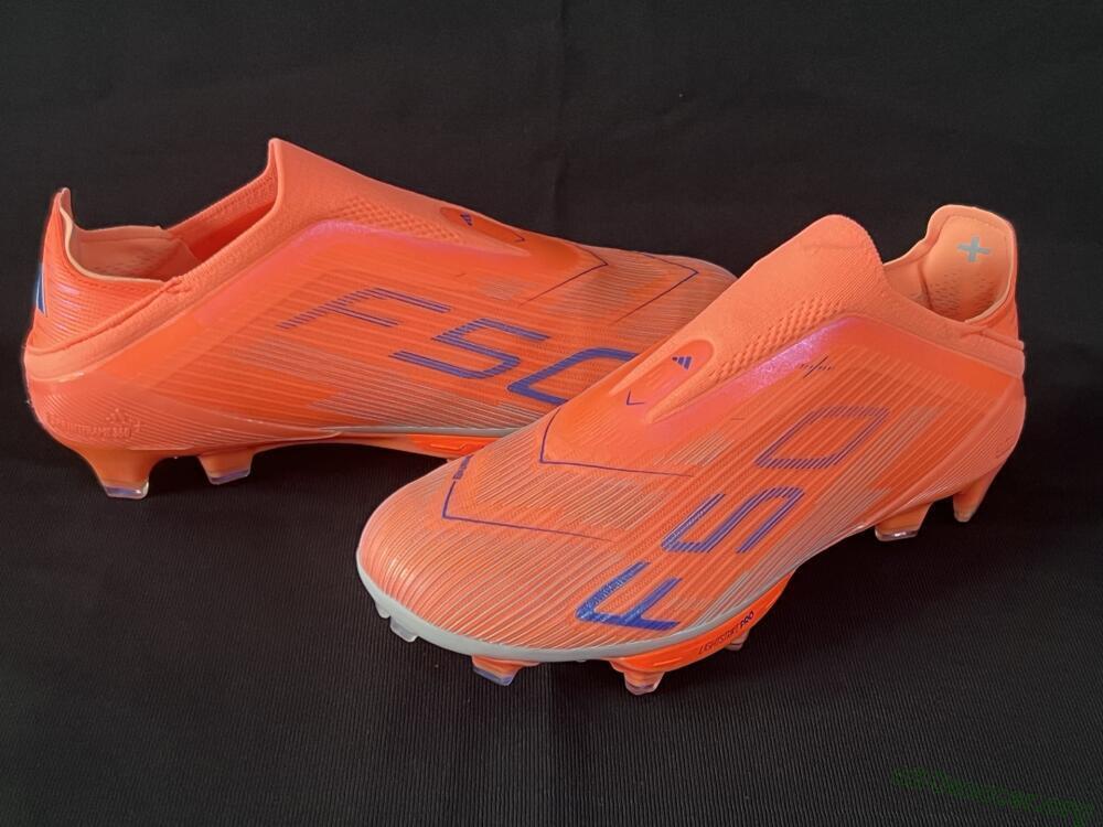 Adidas F50+ Lightstrike Pro Laceless FG Football Boots - Red/Blue/Silver