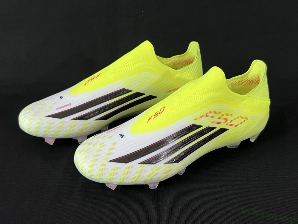 Adidas F50 Elite FG Football Boots - Yellow/White/Black