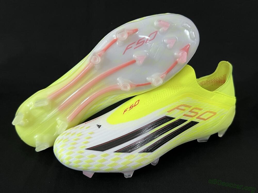 Adidas F50 Elite FG Football Boots - Yellow/White/Black