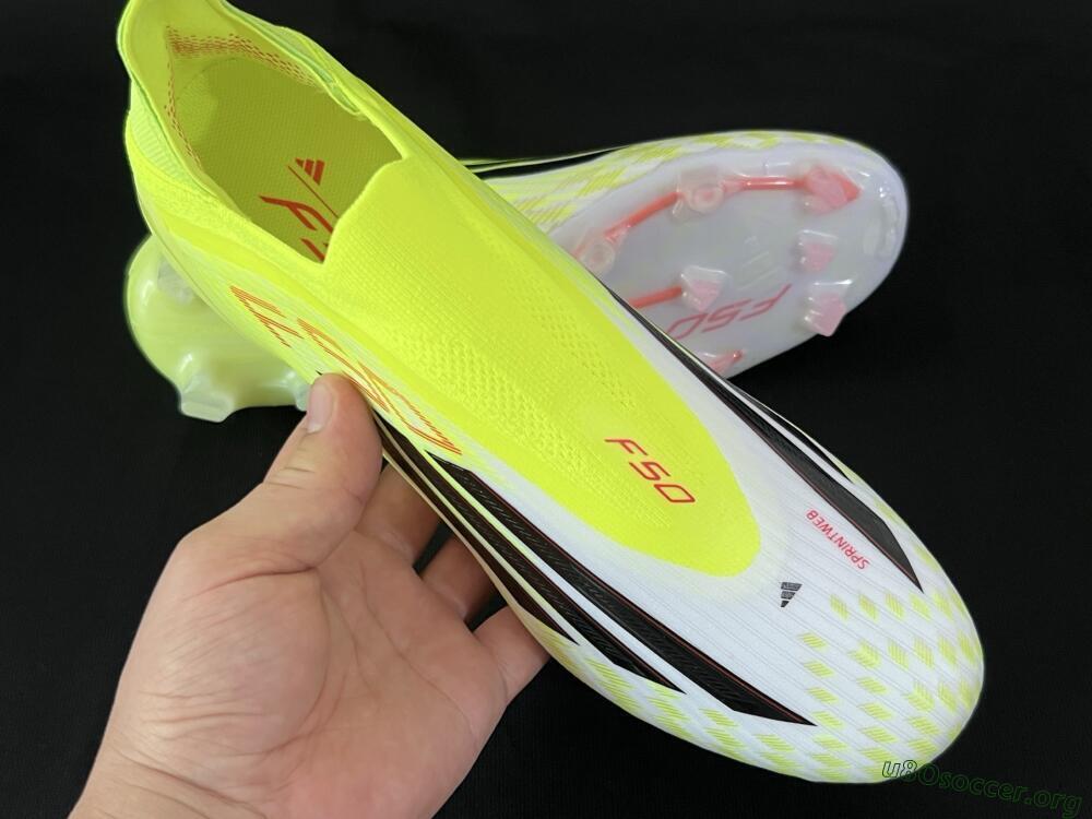 Adidas F50 Elite FG Football Boots - Yellow/White/Black