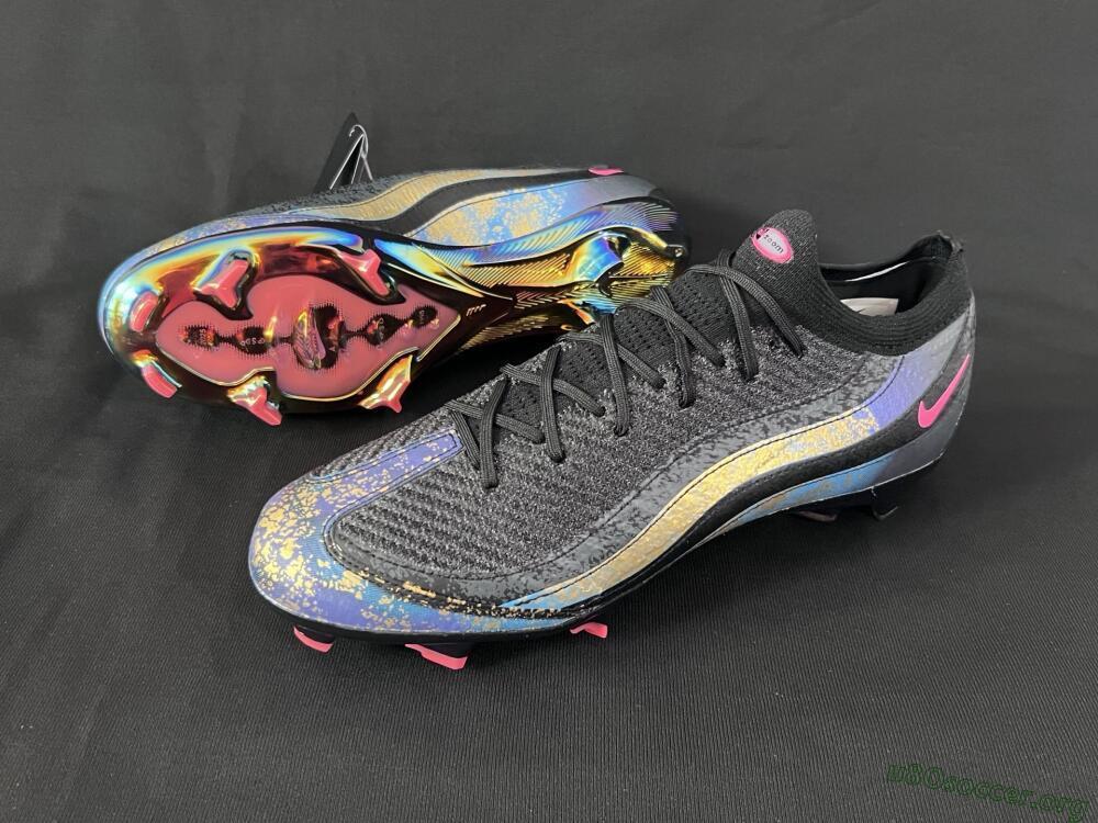 Nike Air Zoom Mercurial Vapor 16 Elite FG Football Boots - Black/Grey/Pink