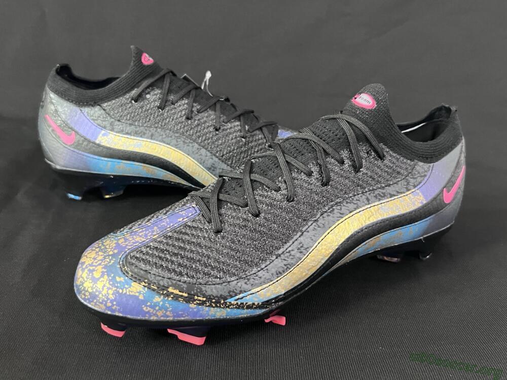 Nike Air Zoom Mercurial Vapor 16 Elite FG Football Boots - Black/Grey/Pink