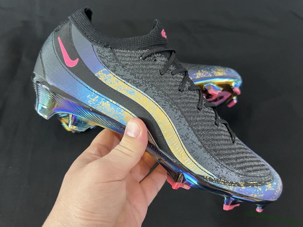Nike Air Zoom Mercurial Vapor 16 Elite FG Football Boots - Black/Grey/Pink