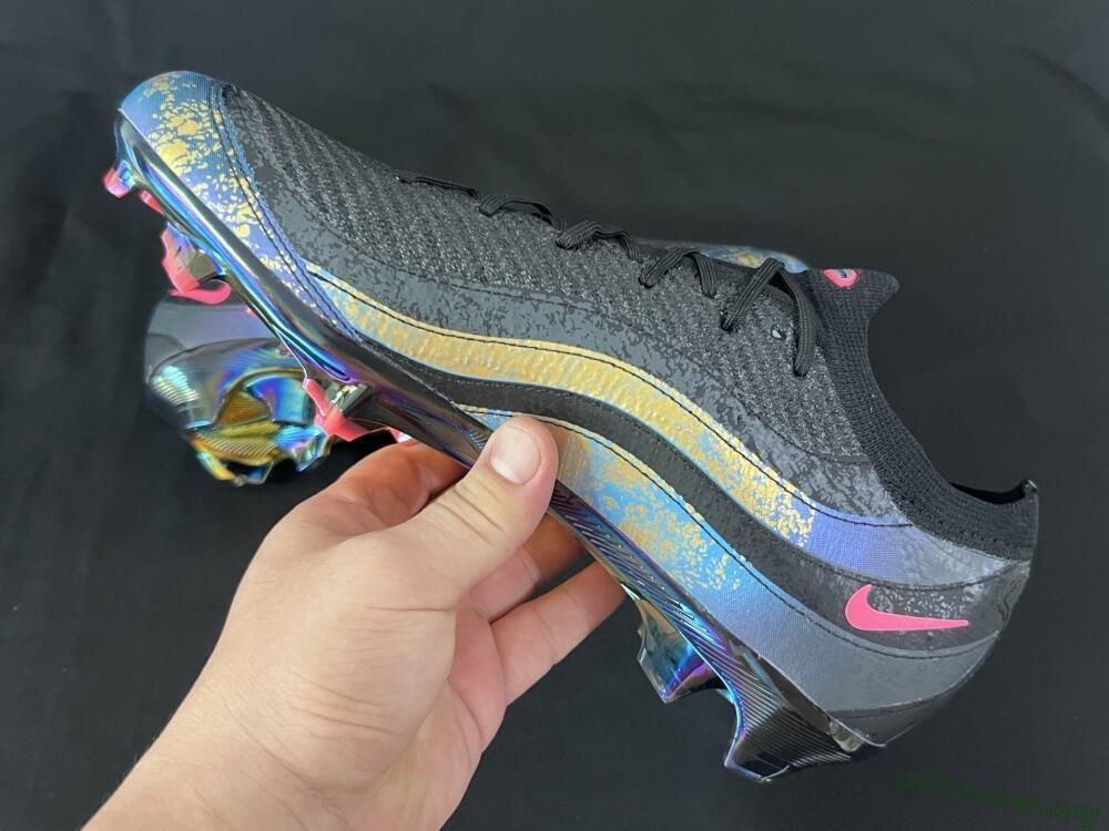 Nike Air Zoom Mercurial Vapor 16 Elite FG Football Boots - Black/Grey/Pink