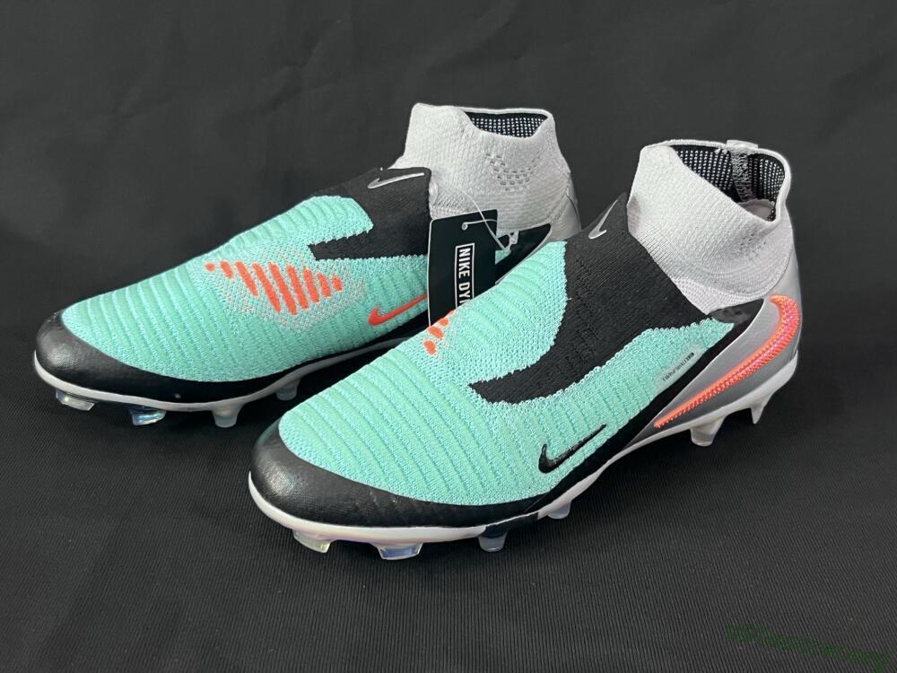 Nike Phantom 6 High Elite FG Football Boots - Jade/Black/Orange