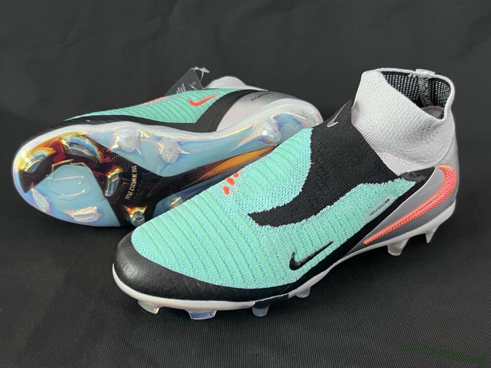 Nike Phantom 6 High Elite FG Football Boots - Jade/Black/Orange