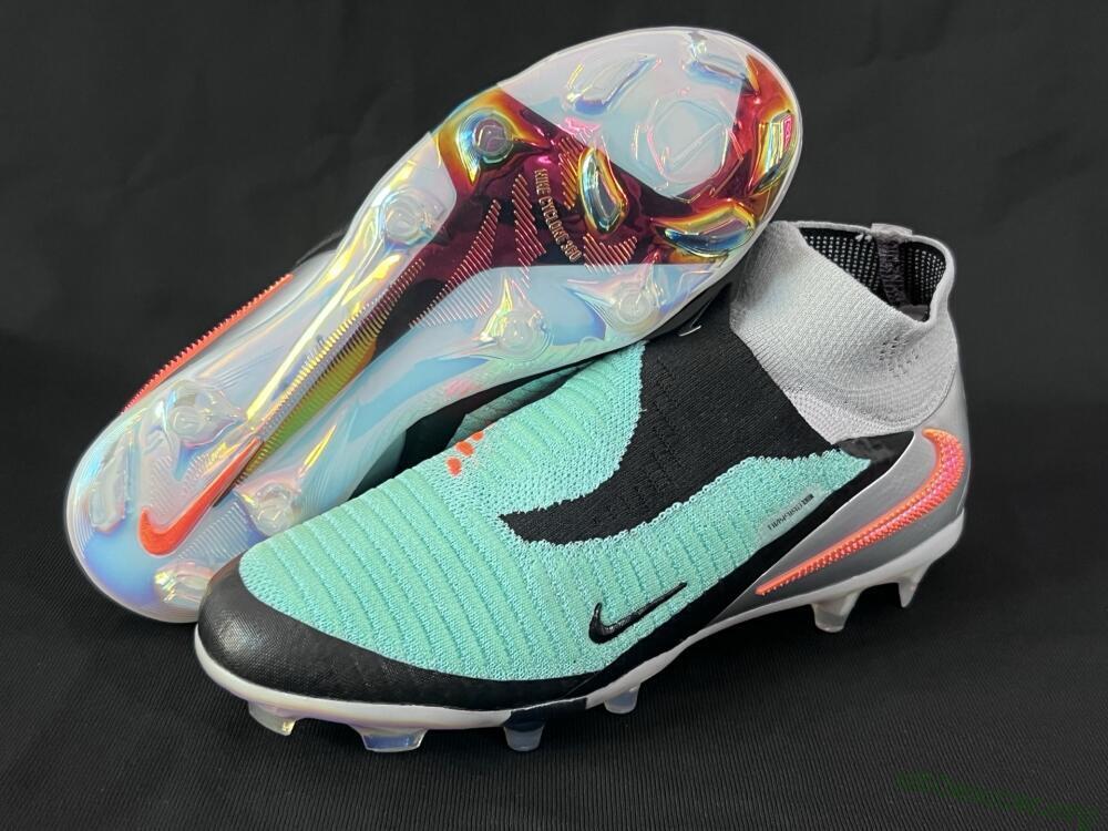 Nike Phantom 6 High Elite FG Football Boots - Jade/Black/Orange