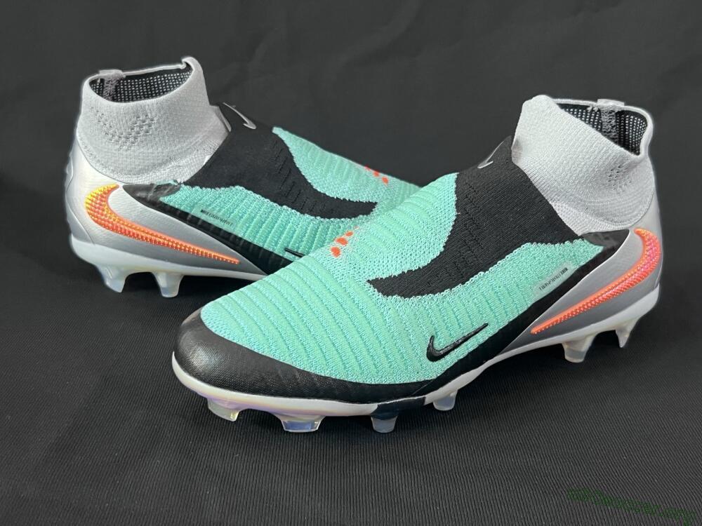 Nike Phantom 6 High Elite FG Football Boots - Jade/Black/Orange