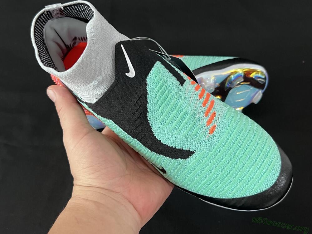 Nike Phantom 6 High Elite FG Football Boots - Jade/Black/Orange
