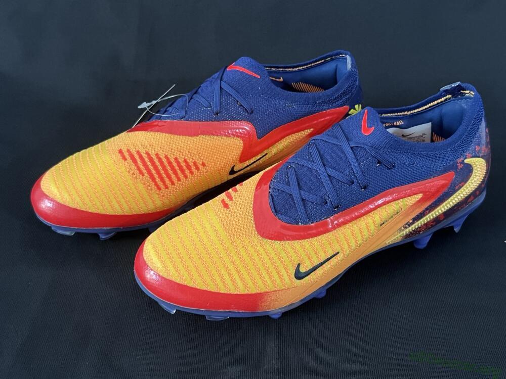 Nike Phantom 6 Elite Low FG Football Boots - Yellow/Red/Blue
