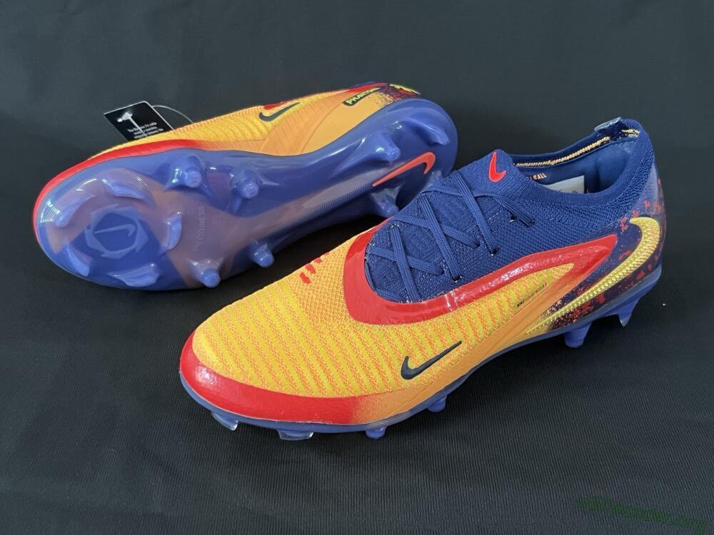 Nike Phantom 6 Elite Low FG Football Boots - Yellow/Red/Blue