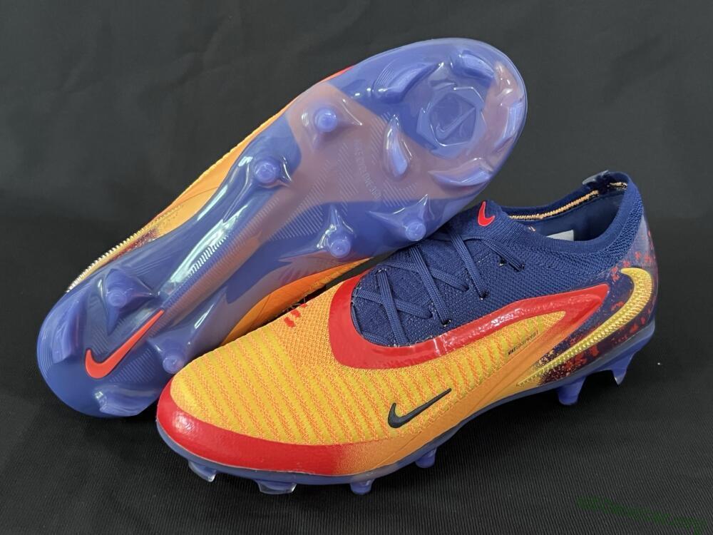 Nike Phantom 6 Elite Low FG Football Boots - Yellow/Red/Blue