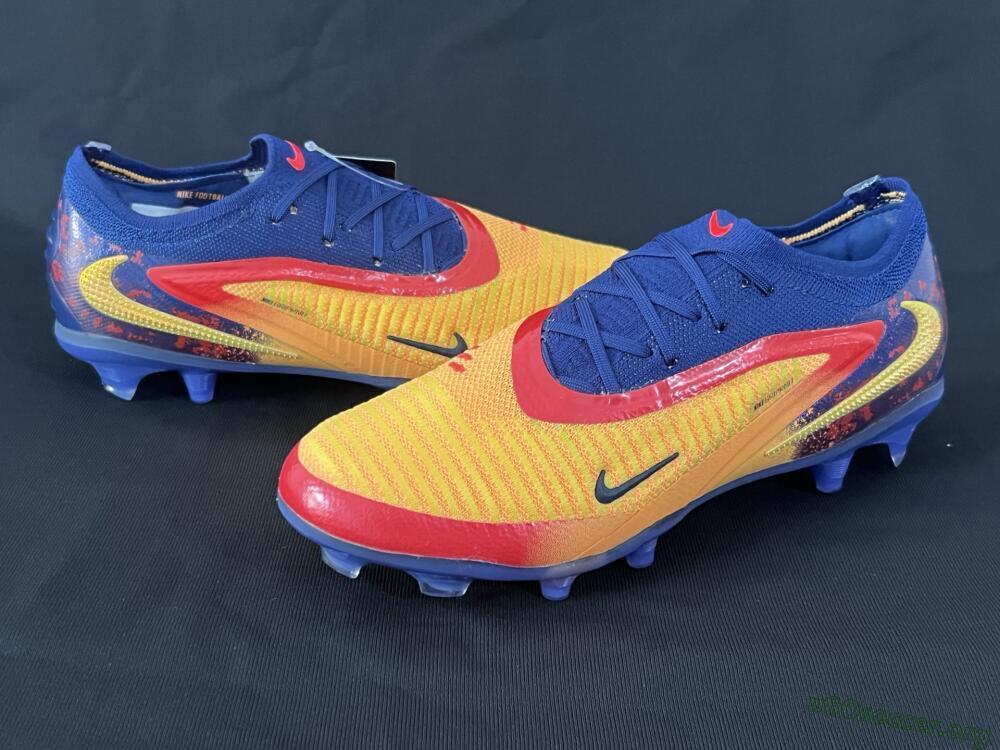 Nike Phantom 6 Elite Low FG Football Boots - Yellow/Red/Blue