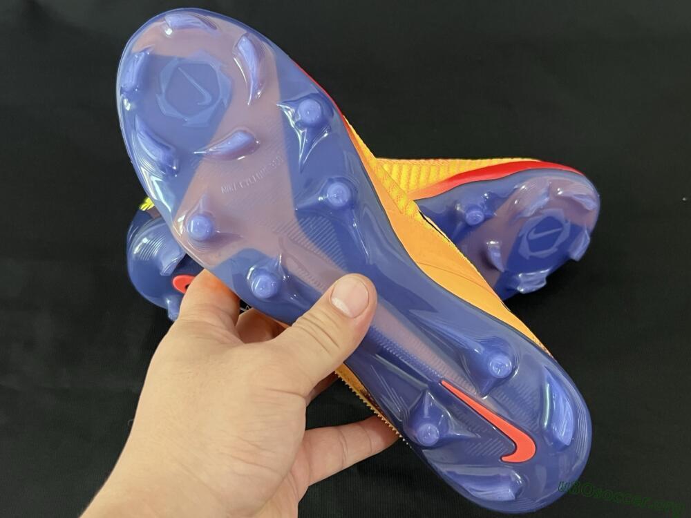 Nike Phantom 6 Elite Low FG Football Boots - Yellow/Red/Blue
