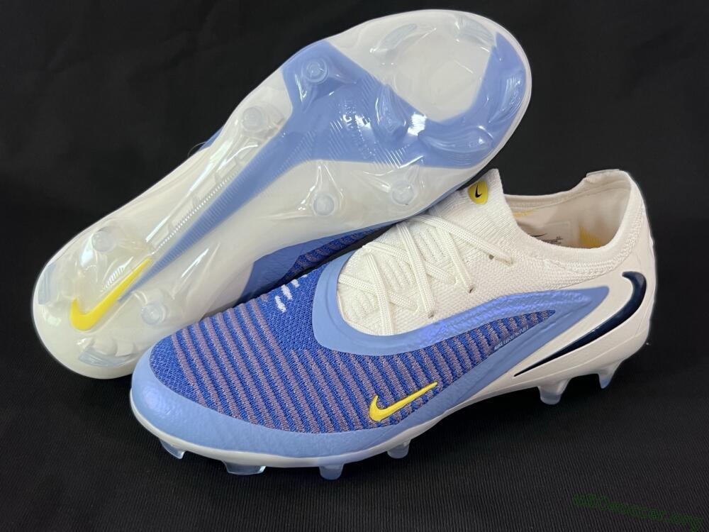 Nike Phantom 6 Elite Low FG Football Boots - Blue/White/Black
