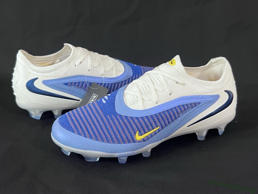 Nike Phantom 6 Elite Low FG Football Boots - Blue/White/Black