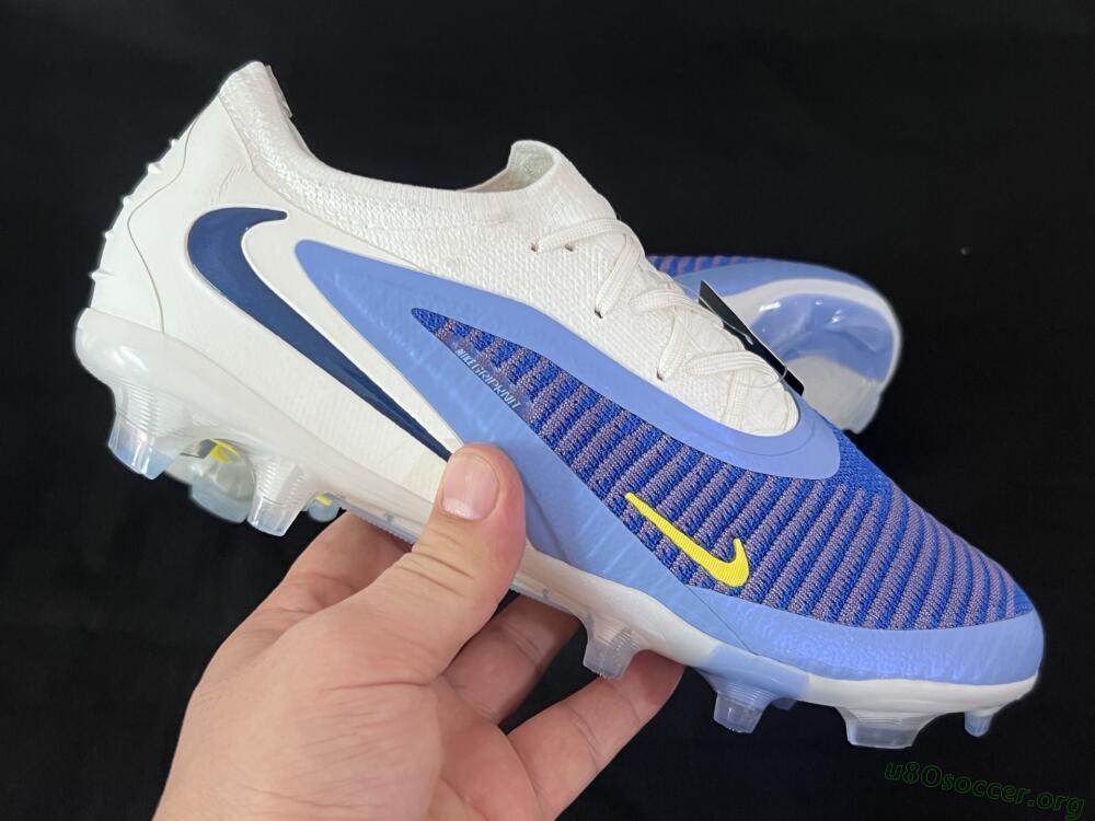 Nike Phantom 6 Elite Low FG Football Boots - Blue/White/Black