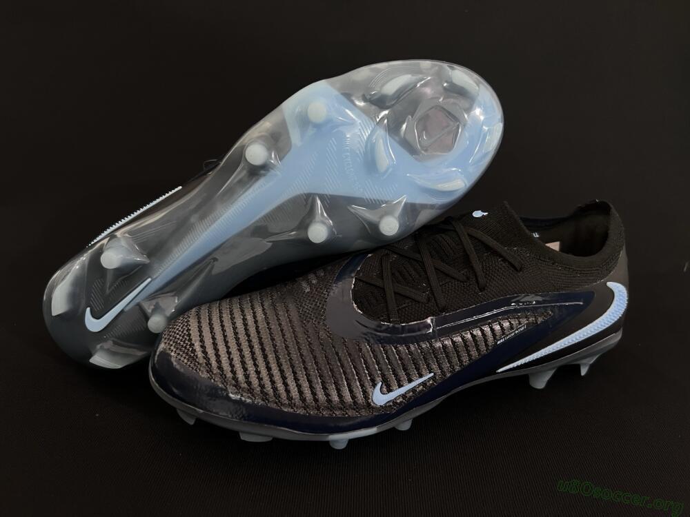Nike Phantom 6 Elite Low FG Football Boots - Black/Blue/Jade