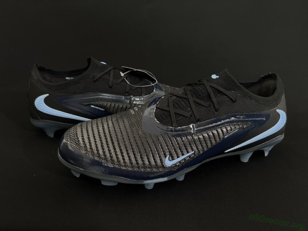 Nike Phantom 6 Elite Low FG Football Boots - Black/Blue/Jade