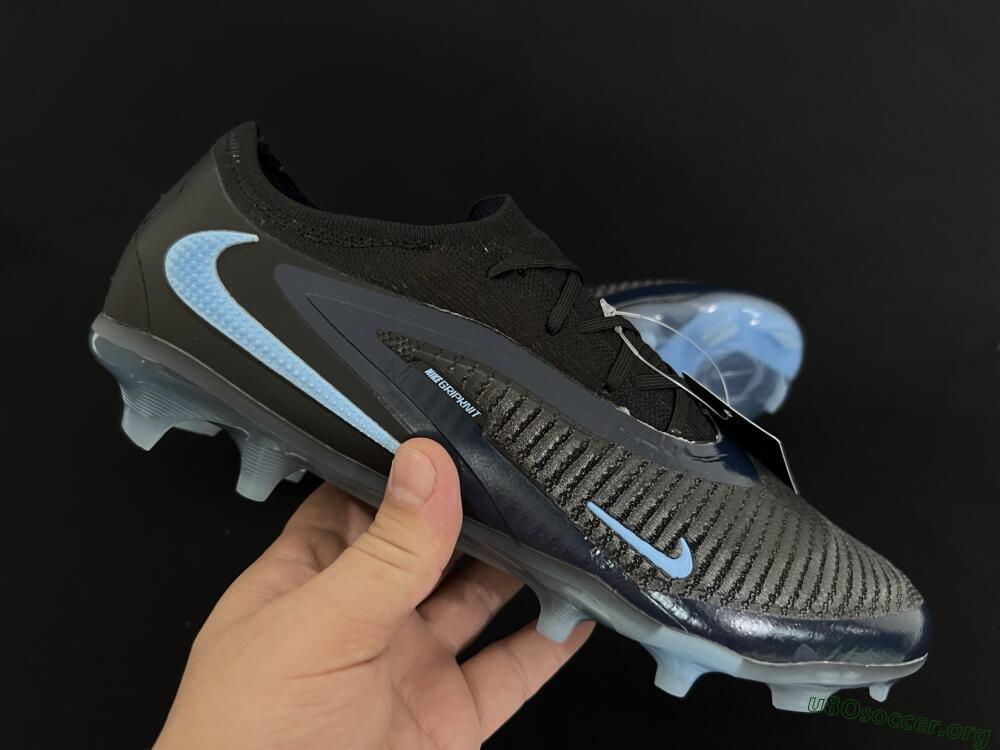 Nike Phantom 6 Elite Low FG Football Boots - Black/Blue/Jade
