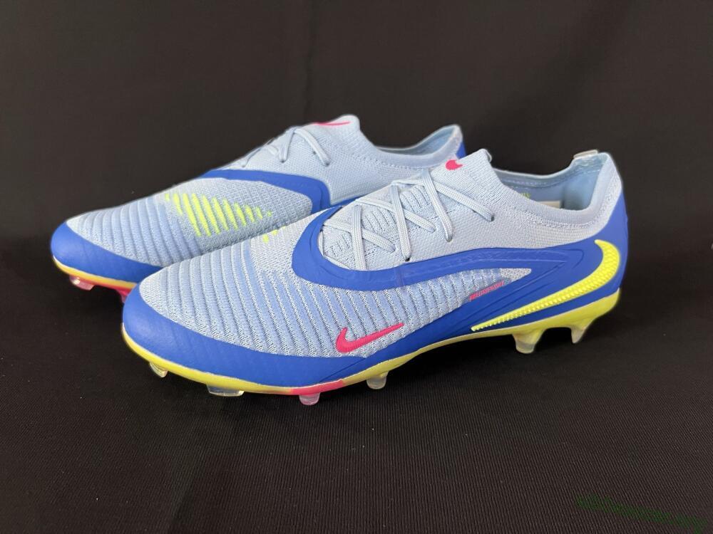 Nike Phantom 6 Low Elite FG Football Boots - Blue/Pink/Yellow