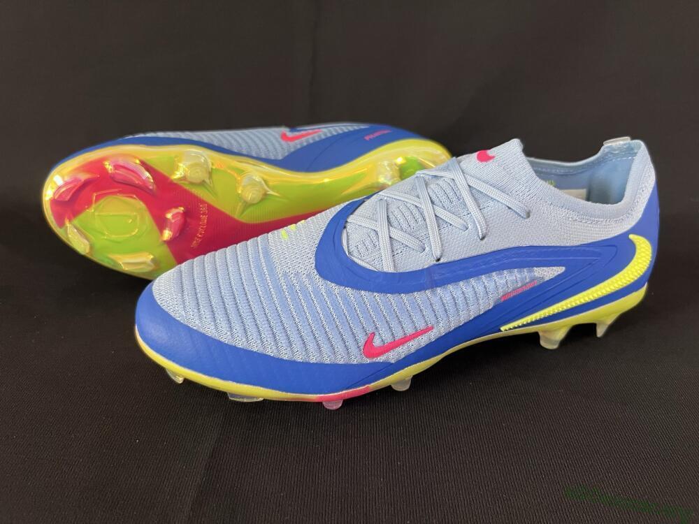 Nike Phantom 6 Low Elite FG Football Boots - Blue/Pink/Yellow