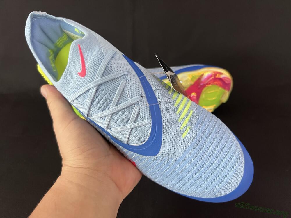 Nike Phantom 6 Low Elite FG Football Boots - Blue/Pink/Yellow