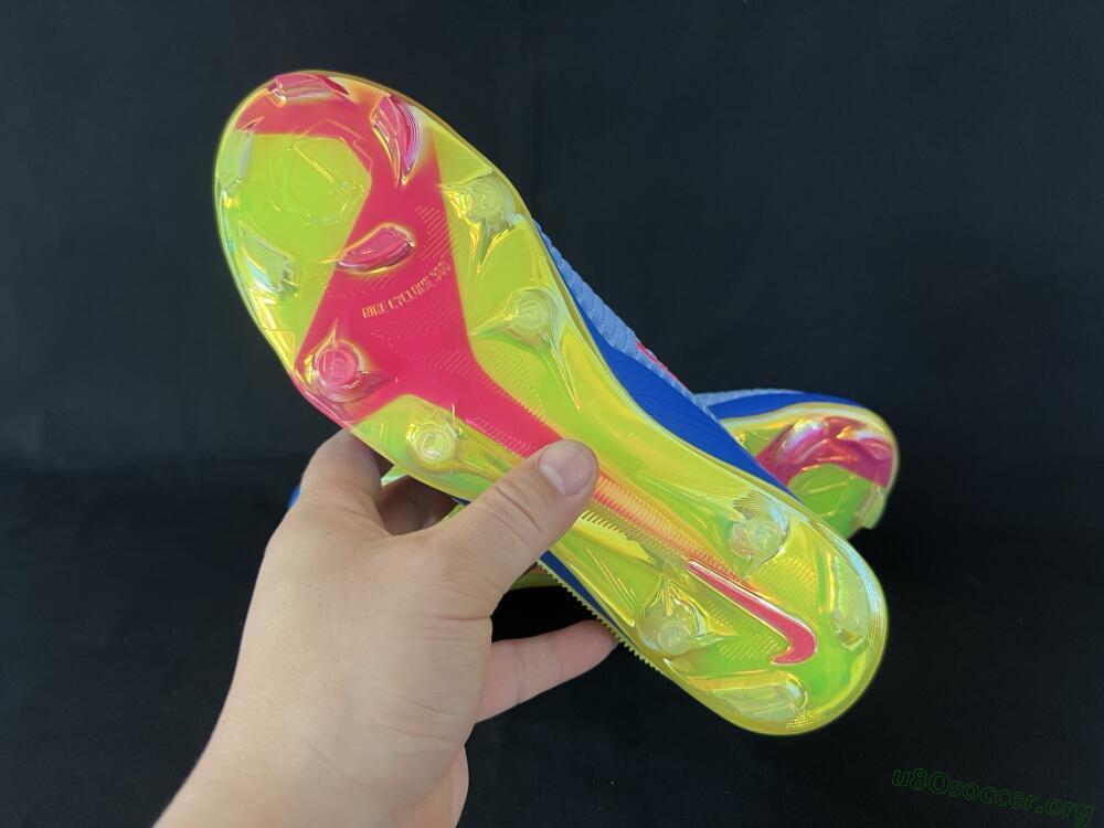 Nike Phantom 6 Low Elite FG Football Boots - Blue/Pink/Yellow